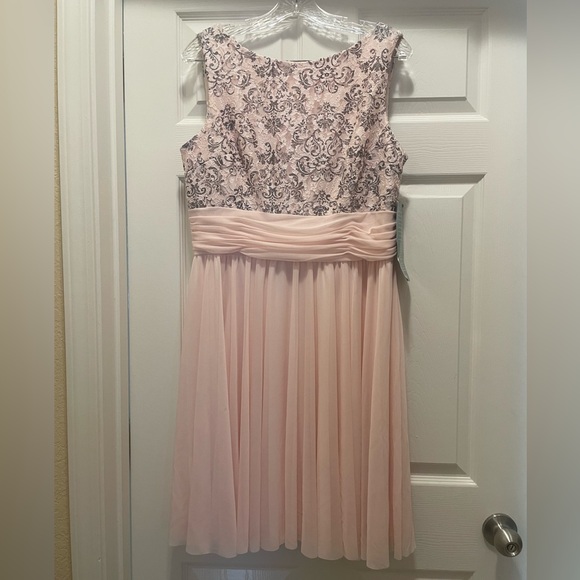 sachin and babi light blue dress Jh Evenings | Dresses | Nwt Jh Evenings Pink Wsilver Lace Short Formal  Dress Cocktail Dress Size 6